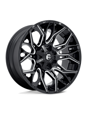 Felga aluminiowa D769 TWITCH Glossy Black Milled FUEL