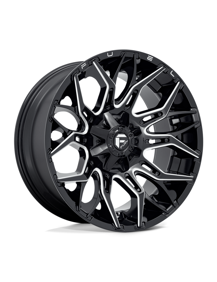 Felga aluminiowa D769 TWITCH Glossy Black Milled FUEL