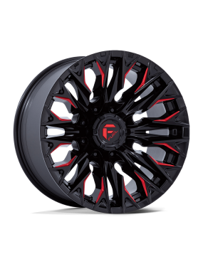 Felga aluminiowa D823 FLAME Gloss Black Milled W/ Candy Red FUEL