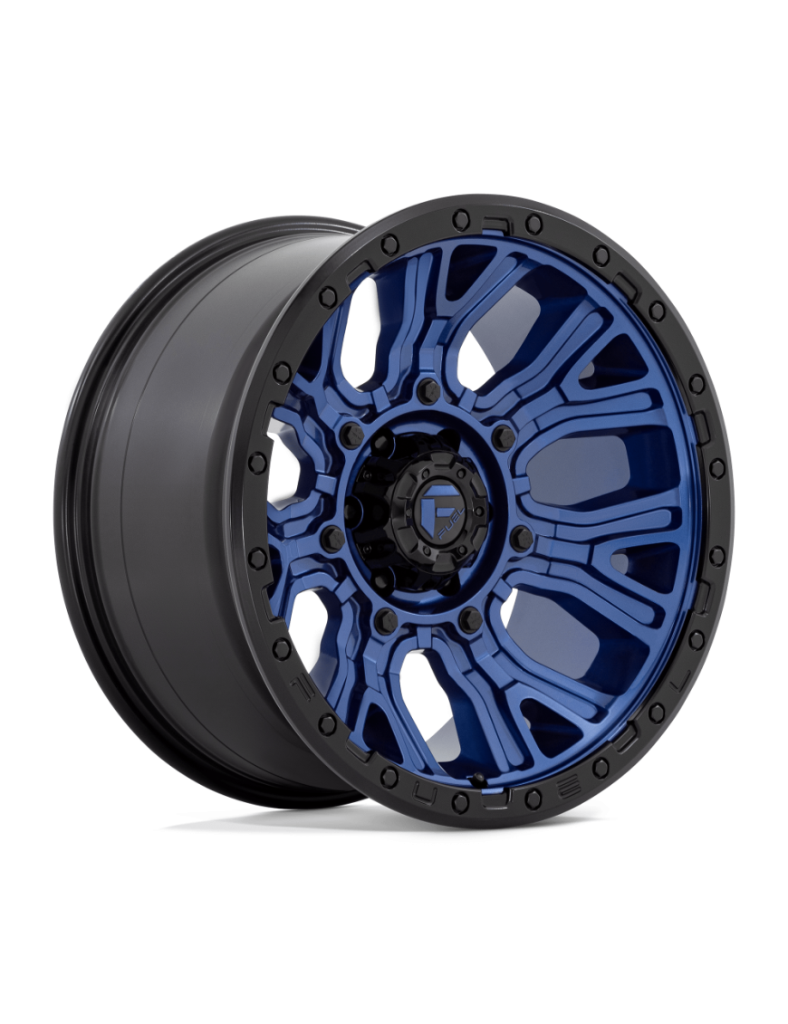 Felga aluminiowa D827 TRACTION Dark Blue W/ Black Ring FUEL