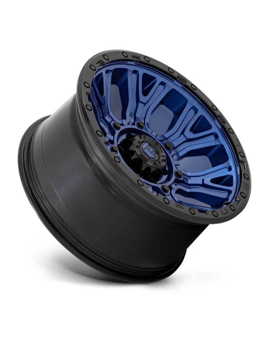 Felga aluminiowa D827 TRACTION Dark Blue W/ Black Ring FUEL - ujęcie 2