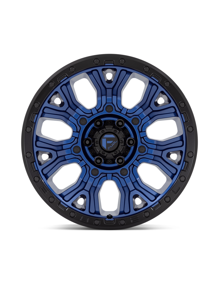 Felga aluminiowa D827 TRACTION Dark Blue W/ Black Ring FUEL - ujęcie 3