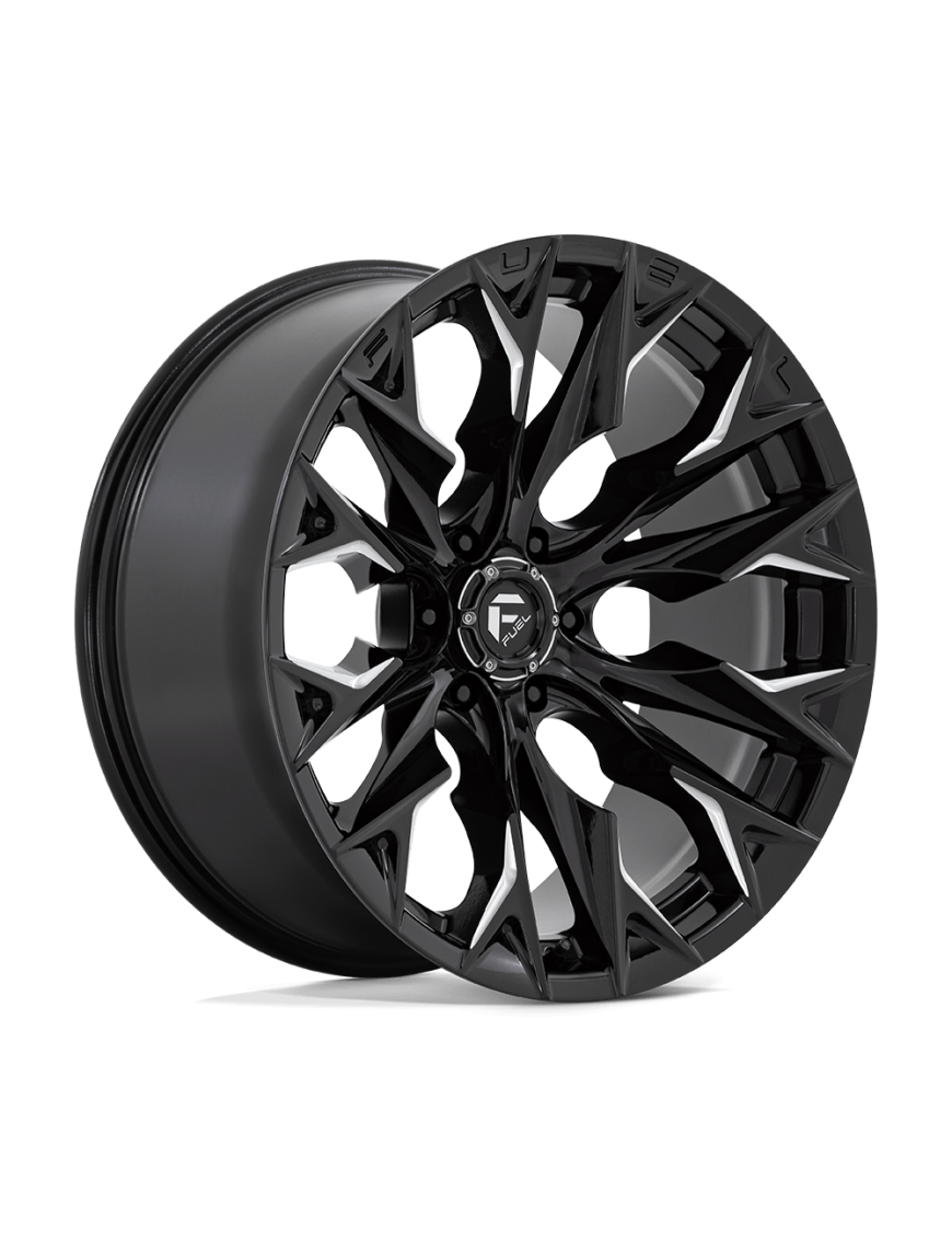 Felga aluminiowa D803 FLAME Gloss Black Milled FUEL