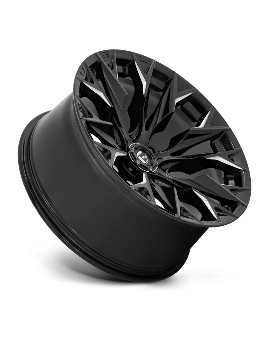 Felga aluminiowa D803 FLAME Gloss Black Milled FUEL - ujęcie 2