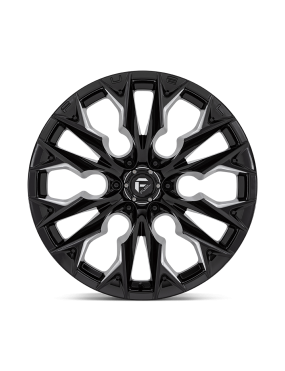 Felga aluminiowa D803 FLAME Gloss Black Milled FUEL - ujęcie 3