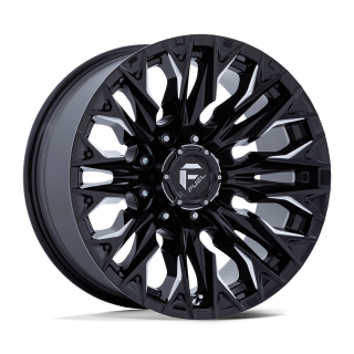 Felga aluminiowa D803 FLAME Gloss Black Milled FUEL