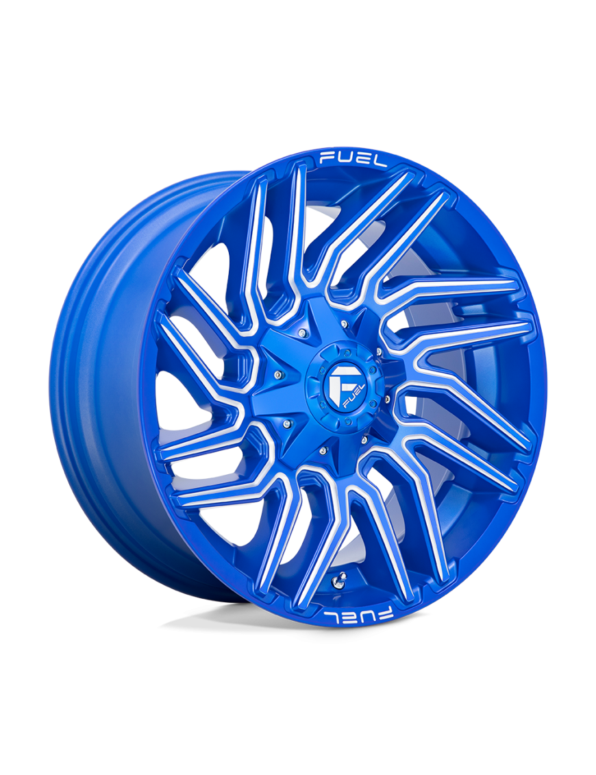 Felga aluminiowa D774 TYPHOON Anodized Blue Milled FUEL