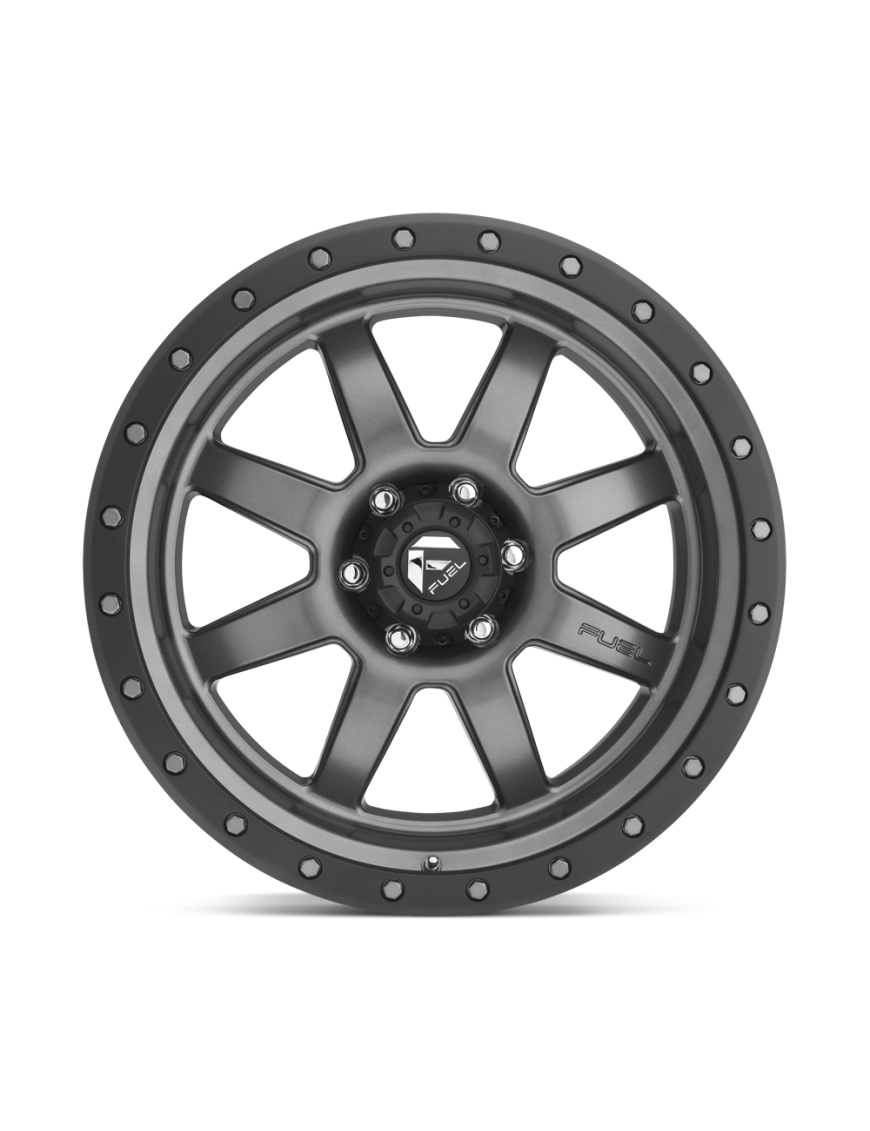 Felga aluminiowa D552 TROPHY Matte Gun Metal Black Bead Ring FUEL - ujęcie 2