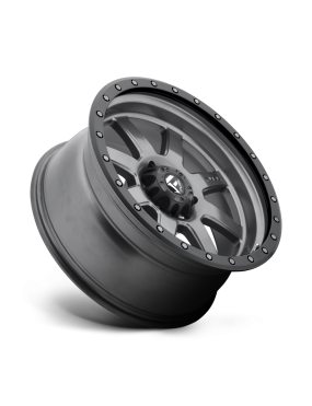 Felga aluminiowa D552 TROPHY Matte Gun Metal Black Bead Ring FUEL - ujęcie 3