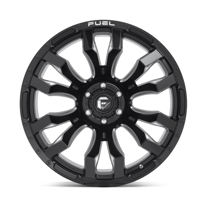 Felga aluminiowa D673 BLITZ Gloss Black Milled FUEL - ujęcie 2