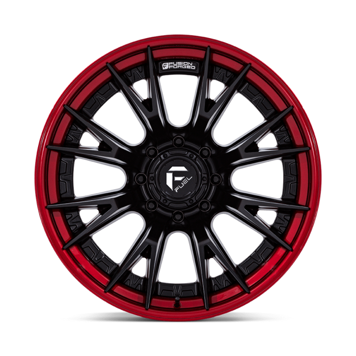 Felga aluminiowa FC402 CATALYST Matte Black W/ Candy Red Lip FUEL - ujęcie 2