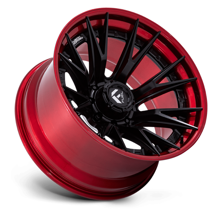 Felga aluminiowa FC402 CATALYST Matte Black W/ Candy Red Lip FUEL - ujęcie 3