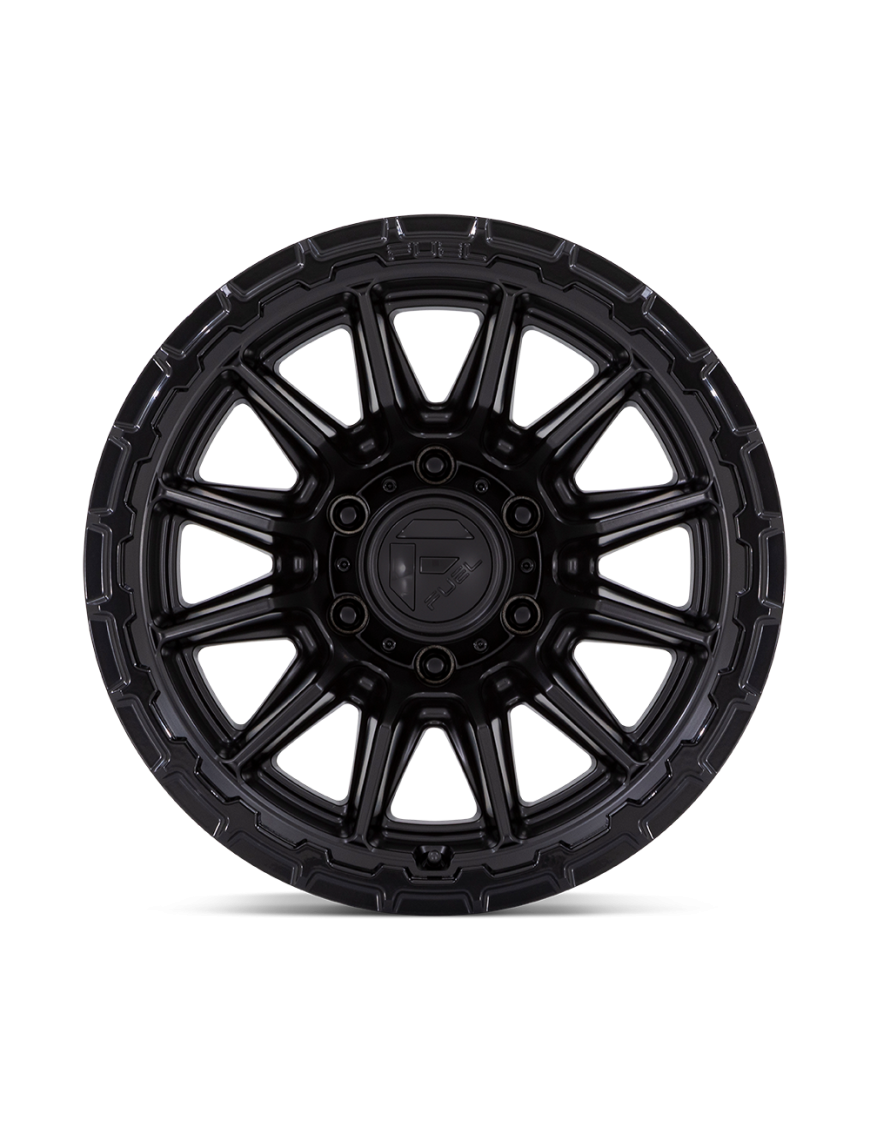 Felga aluminiowa FC866 PISTON Blackout W/ Gloss Black Lip FUEL