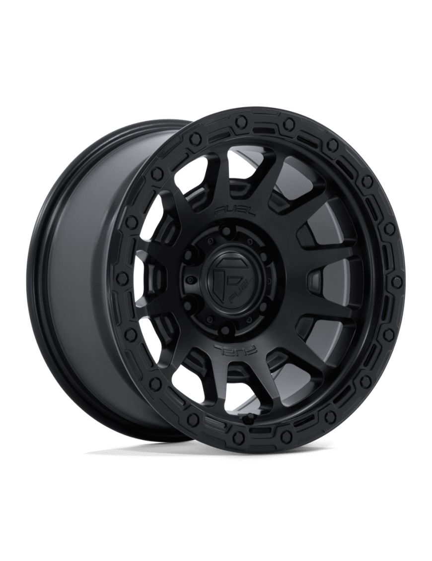 Felga aluminiowa FC884 FORTRESS Matte Black W/ Gloss Black Lip FUEL