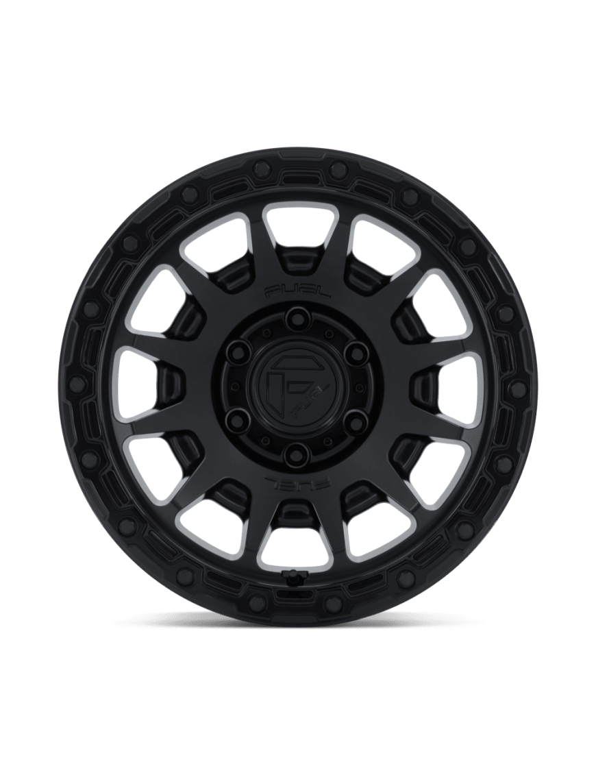 Felga aluminiowa FC884 FORTRESS Matte Black W/ Gloss Black Lip FUEL