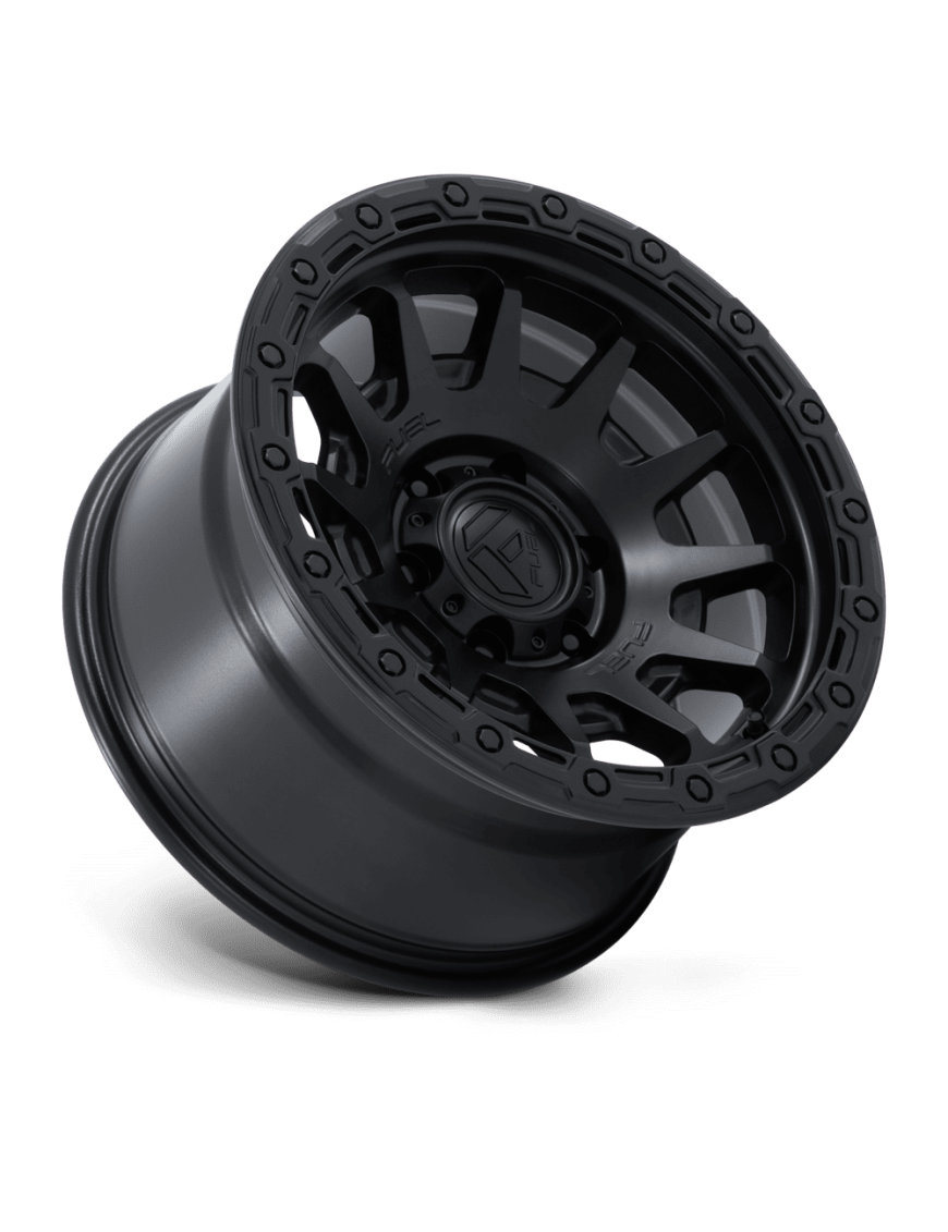 Felga aluminiowa FC884 FORTRESS Matte Black W/ Gloss Black Lip FUEL