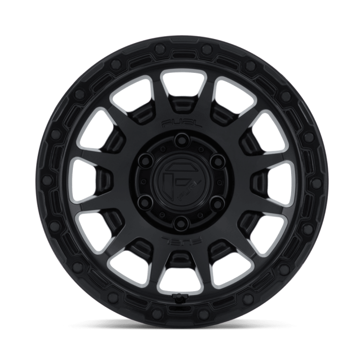 Felga aluminiowa FC884 FORTRESS Matte Black W/ Gloss Black Lip FUEL - ujęcie 2