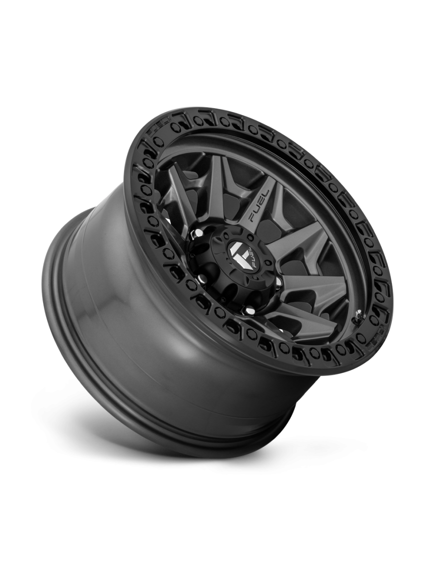 Felga aluminiowa D716 COVERT Matte Gun Metal Black Bead Ring FUEL