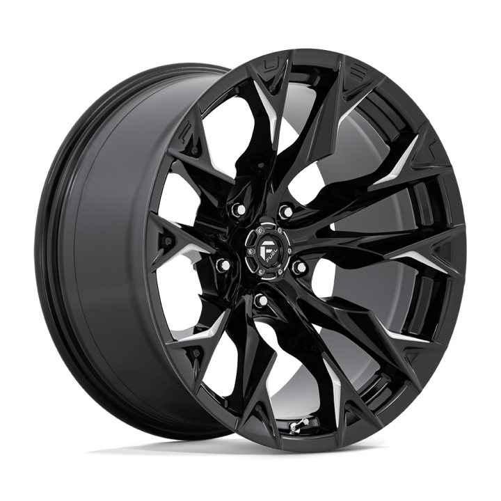 Felga aluminiowa D803 FLAME Gloss Black Milled FUEL