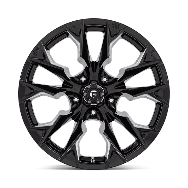 Felga aluminiowa D803 FLAME Gloss Black Milled FUEL - ujęcie 2