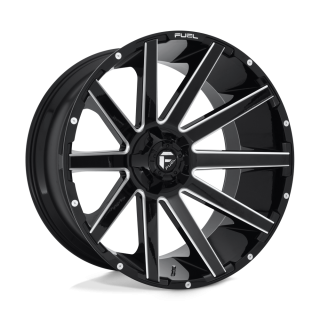Felga aluminiowa D615 CONTRA Gloss Black Milled FUEL