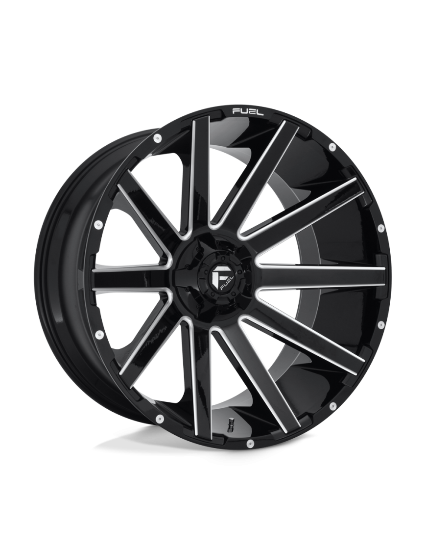 Felga aluminiowa D615 CONTRA Gloss Black Milled FUEL