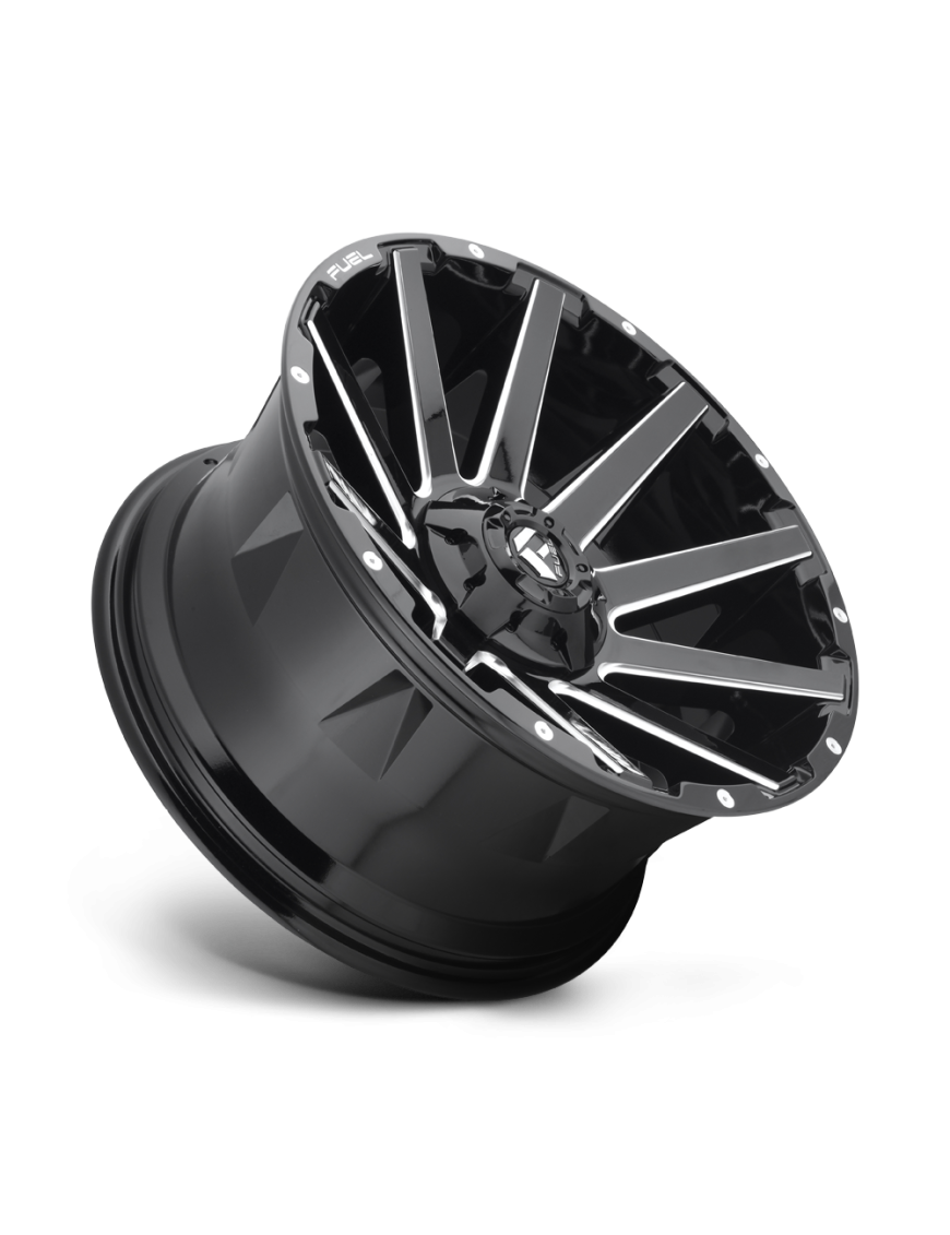 Felga aluminiowa D615 CONTRA Gloss Black Milled FUEL
