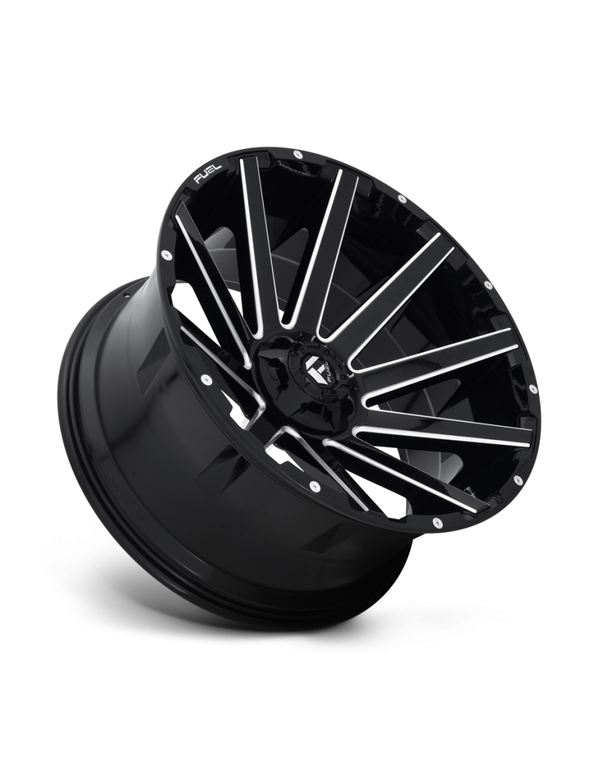 Felga aluminiowa D615 CONTRA Gloss Black Milled FUEL