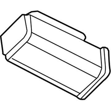Catalogue drawing of the Mopar 4891780AB vapor canister