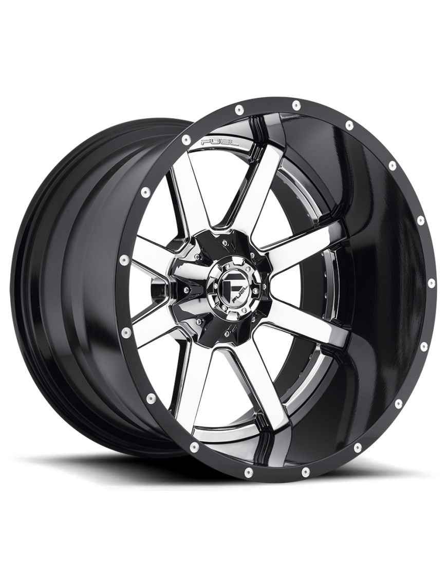Felga aluminiowa D260 MAVERICK Chrome Plated Gloss Black Lip FUEL