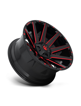 Felga aluminiowa D643 CONTRA Gloss Black Red Tinted Clear FUEL