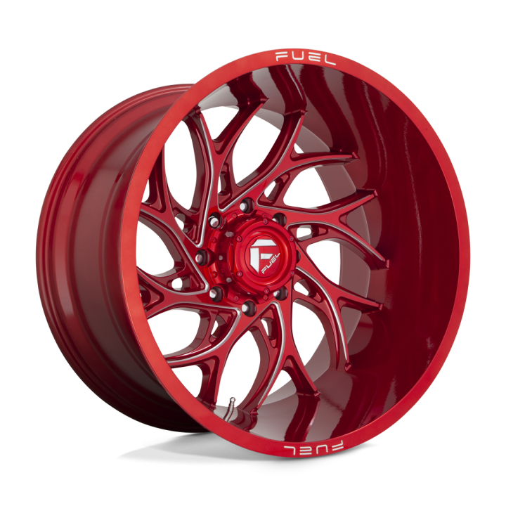 Felga aluminiowa D742 RUNNER Candy Red Milled FUEL