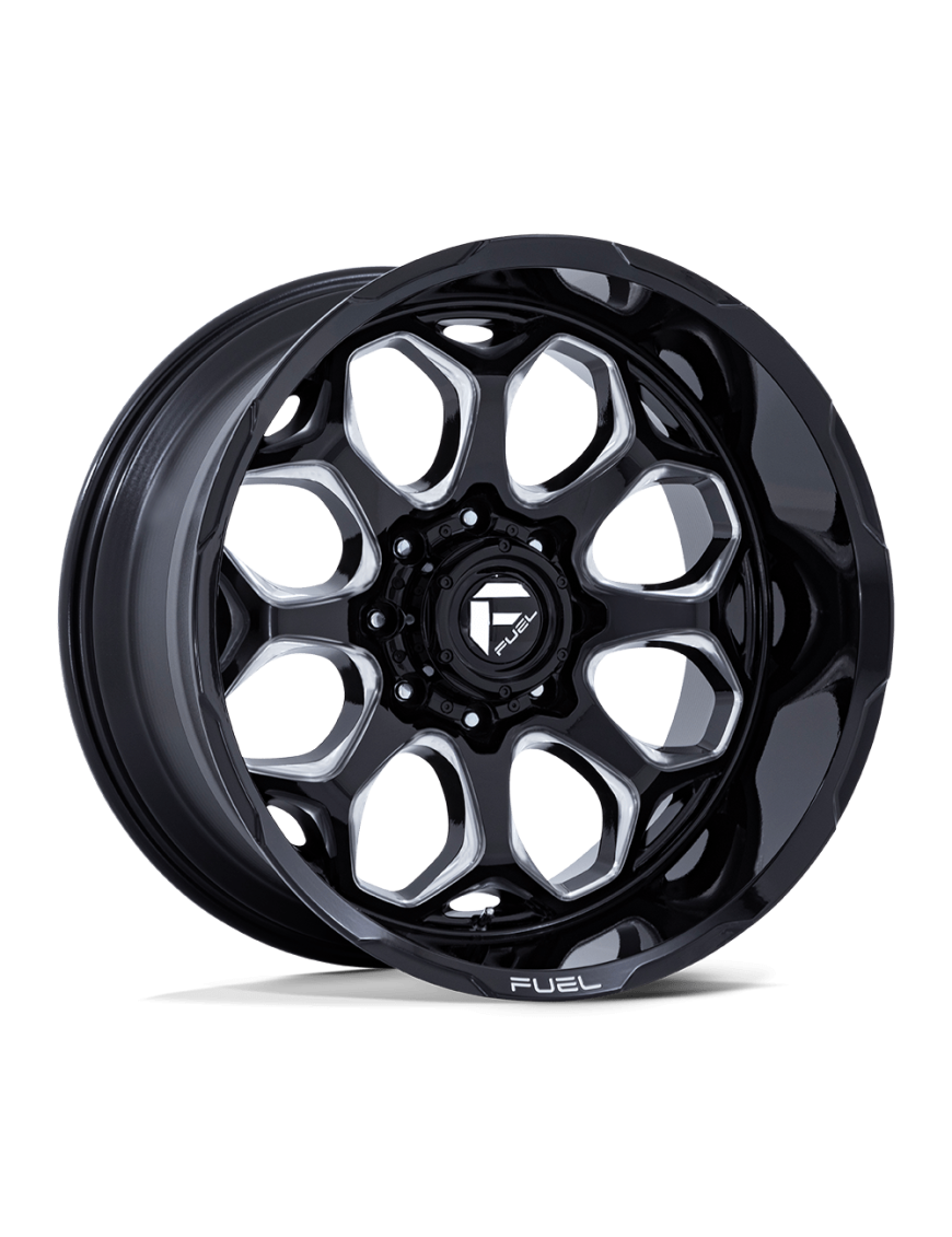 Felga aluminiowa FC862 SCEPTER Gloss Black Milled FUEL