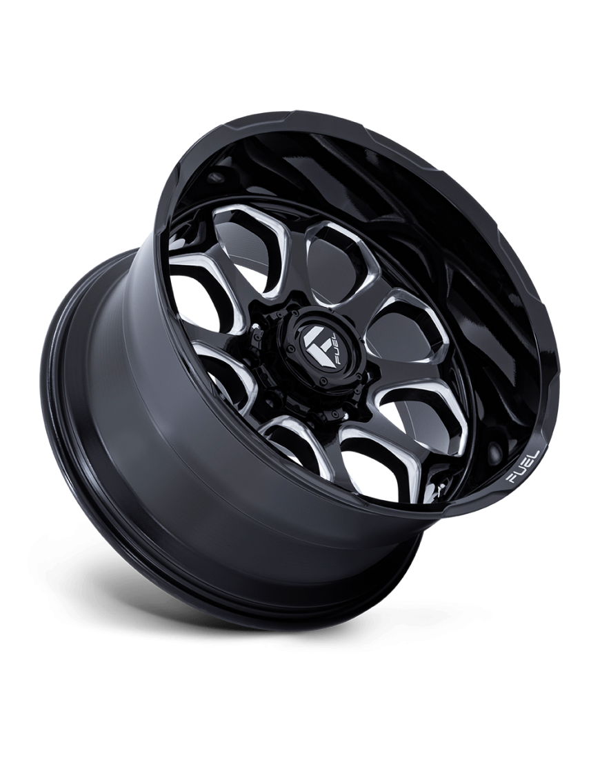 Felga aluminiowa FC862 SCEPTER Gloss Black Milled FUEL