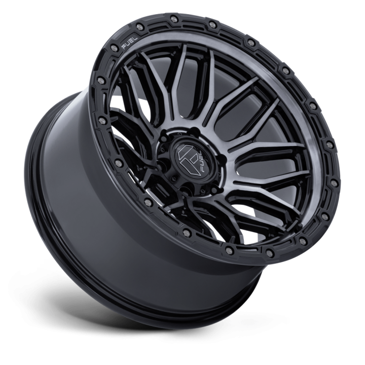 Felga aluminiowa FC881 SURGE Gloss Black Machined W/ Gray Tint FUEL - ujęcie 2