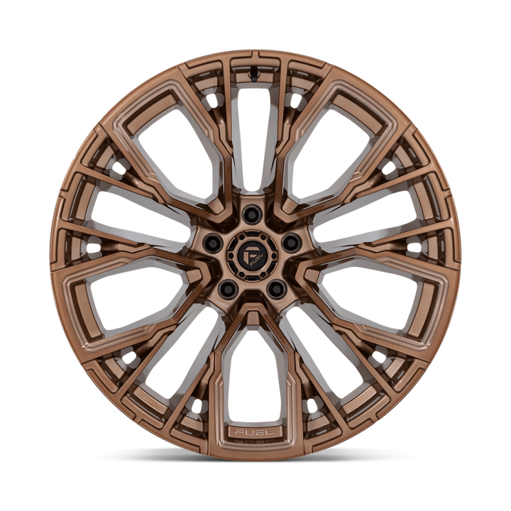 Felga aluminiowa D850 REBAR Platinum Bronze Milled FUEL - ujęcie 3
