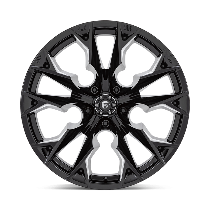 Felga aluminiowa D803 FLAME Gloss Black Milled FUEL - ujęcie 2