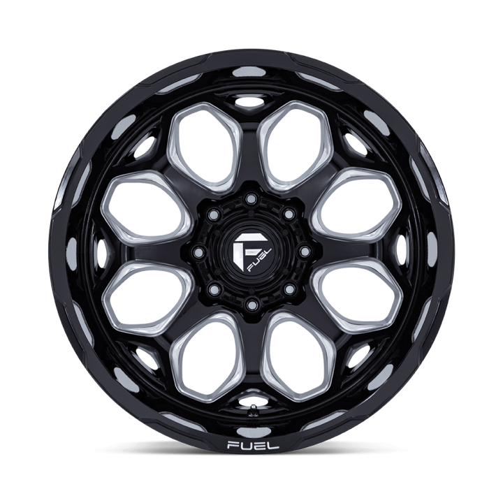 Felga aluminiowa FC862 SCEPTER Gloss Black Milled FUEL - ujęcie 2