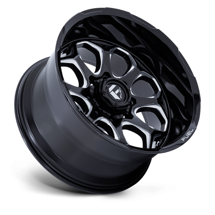 Felga aluminiowa FC862 SCEPTER Gloss Black Milled FUEL - ujęcie 3