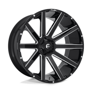 Felga aluminiowa D615 CONTRA Gloss Black Milled FUEL