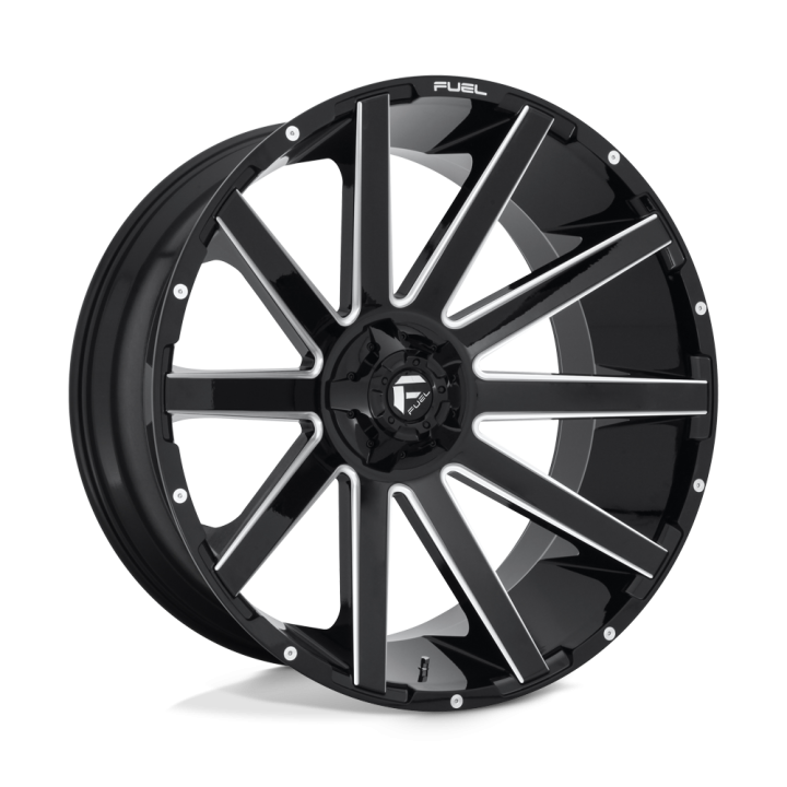 Felga aluminiowa D615 CONTRA Gloss Black Milled FUEL