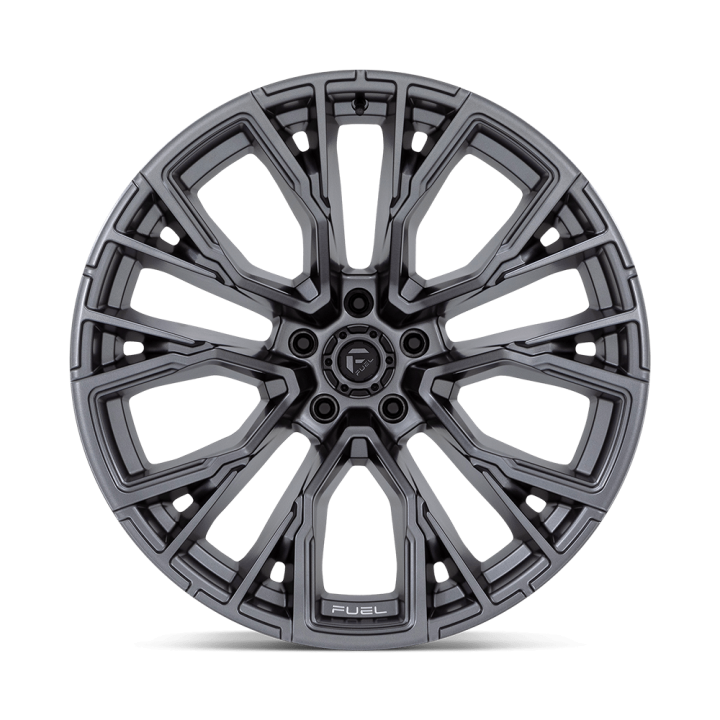 Felga aluminiowa D848 REBAR Matte Gunmetal FUEL - ujęcie 3