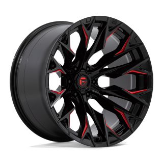 Felga aluminiowa D823 FLAME Gloss Black Milled W/ Candy Red FUEL