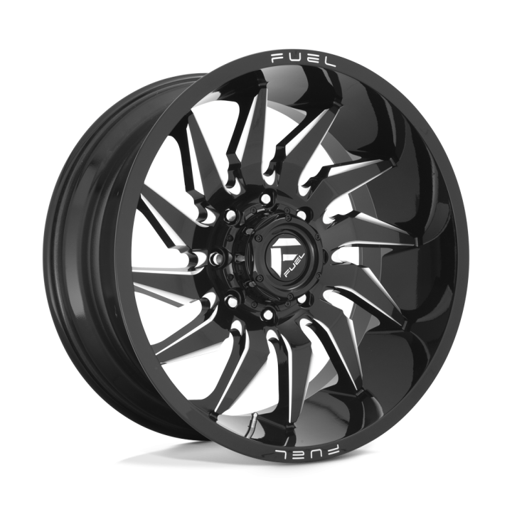 Felga aluminiowa D744 SABER Gloss Black Milled FUEL