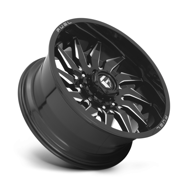 Felga aluminiowa D744 SABER Gloss Black Milled FUEL - ujęcie 3