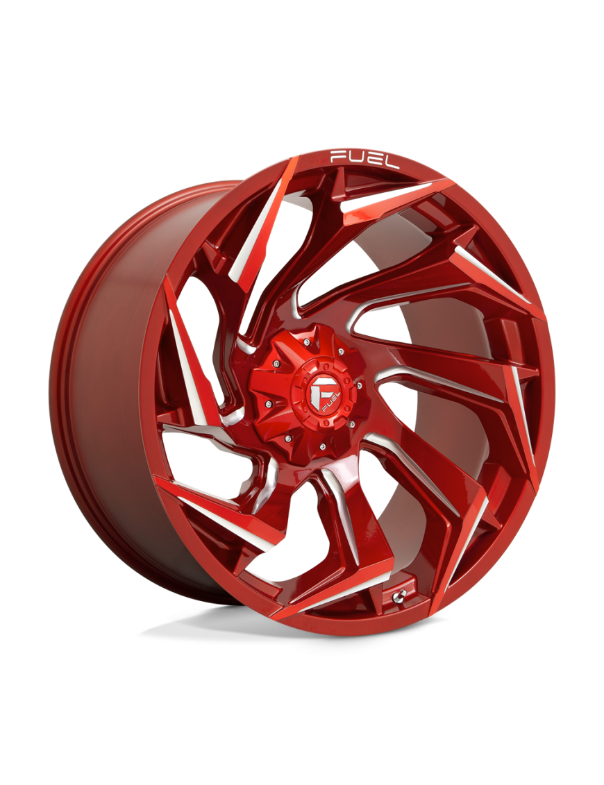 Felga aluminiowa D754 REACTION Candy Red Milled FUEL
