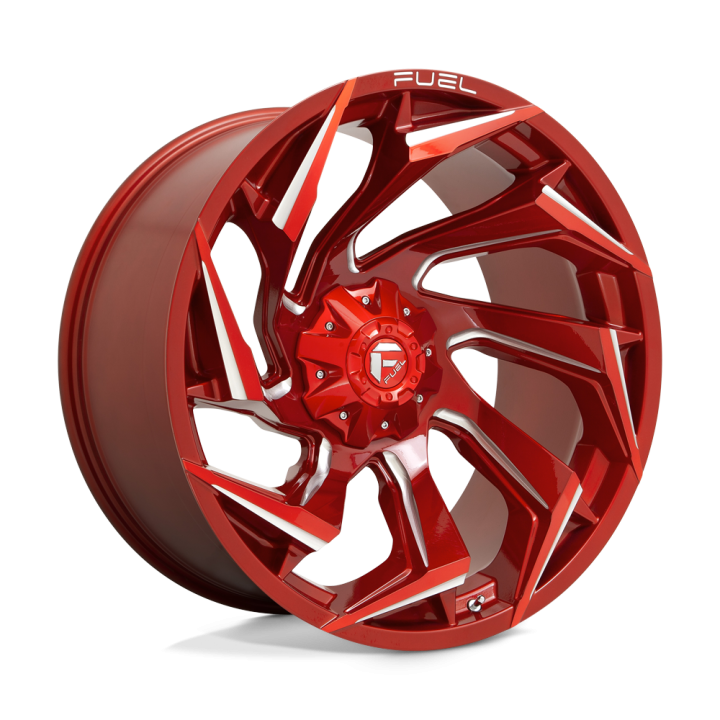 Felga aluminiowa D754 REACTION Candy Red Milled FUEL