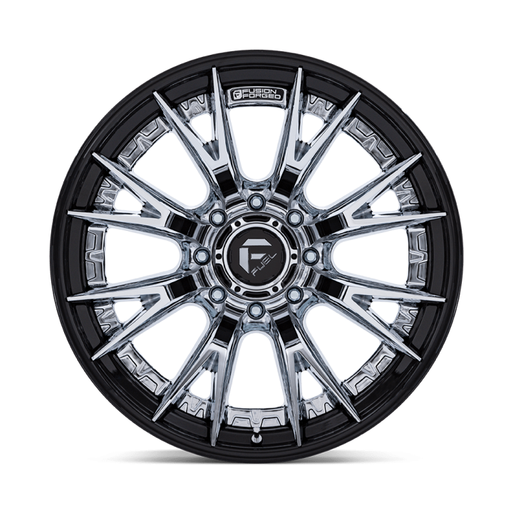 Felga aluminiowa FC402 CATALYST Chrome W/ Gloss Black Lip FUEL - ujęcie 2