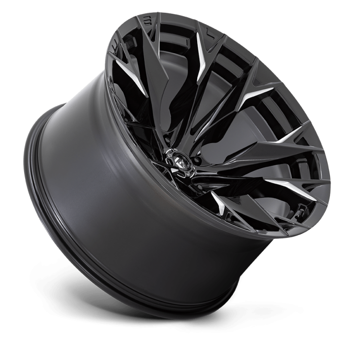 Felga aluminiowa D803 FLAME Gloss Black Milled FUEL - ujęcie 3