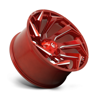 Felga aluminiowa D754 REACTION Candy Red Milled FUEL - ujęcie 2